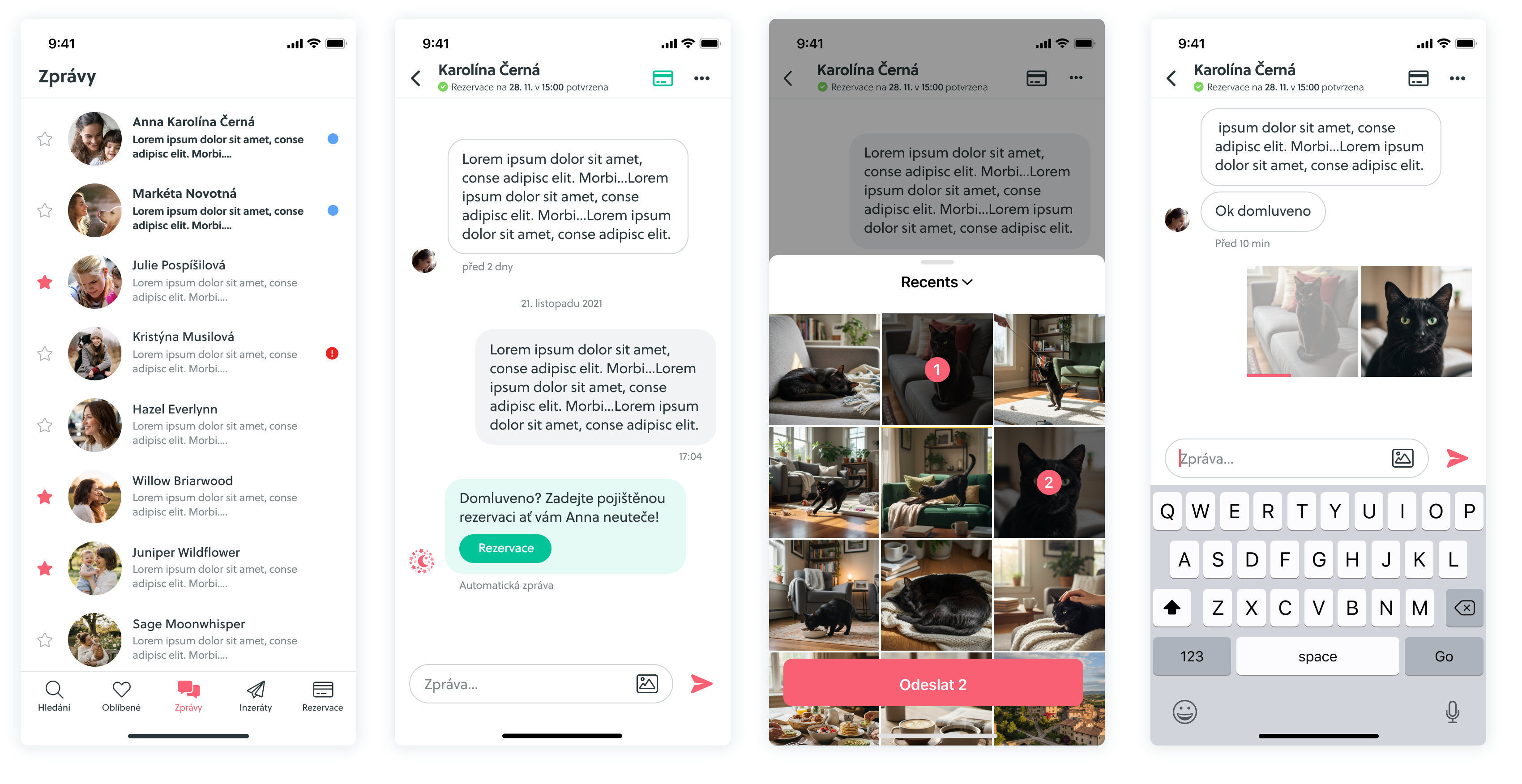 Messaging menu annotations